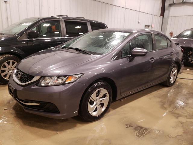 Photo 1 from auction – 2014 HONDA CIVIC LX with VIN 2HGFB2F5XEH504398