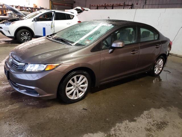 HONDA CIVIC EX 2012 with VIN 2HGFB2F85CH581185 - Photo from auction