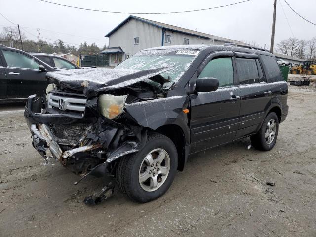 HONDA PILOT EX 2006 with VIN 2HKYF18526H560346 - Photo from auction