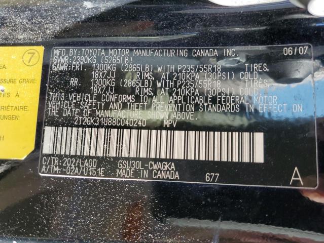Foto 14 de la subasta – 2008 LEXUS RX 350 con VIN 2T2GK31U88C040240