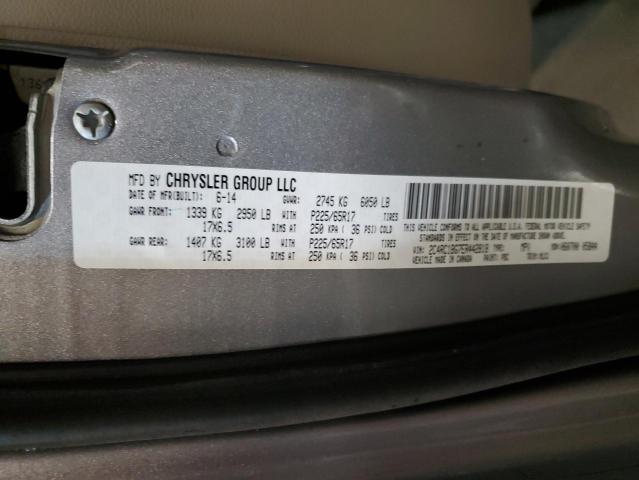 Photo 14 from auction – 2014 CHRYSLER TOWN & COU with VIN 2C4RC1BG7ER442818