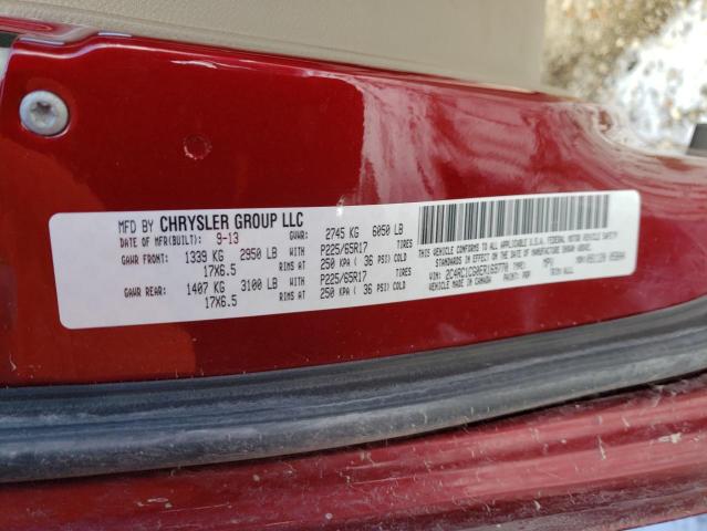 Photo 14 from auction – 2014 CHRYSLER TOWN & COU with VIN 2C4RC1CG0ER169770