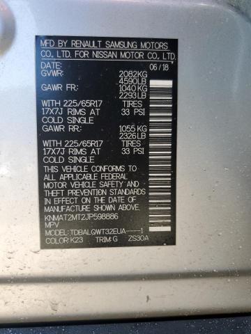 Photo 14 from auction – 2018 NISSAN ROGUE S with VIN KNMAT2MT2JP598886