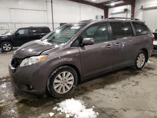 TOYOTA SIENNA XLE 2017 with VIN 5TDDZ3DC6HS169333 - Photo from auction