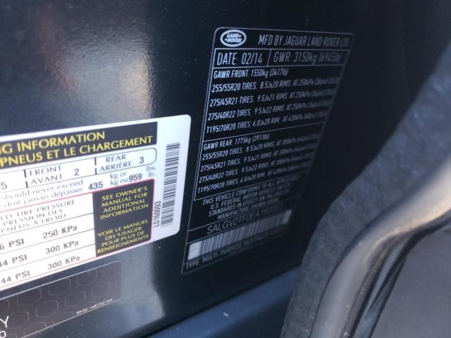Photo 14 from auction – 2014 LAND ROVER RANGE ROVE with VIN SALGV2TF0EA160093