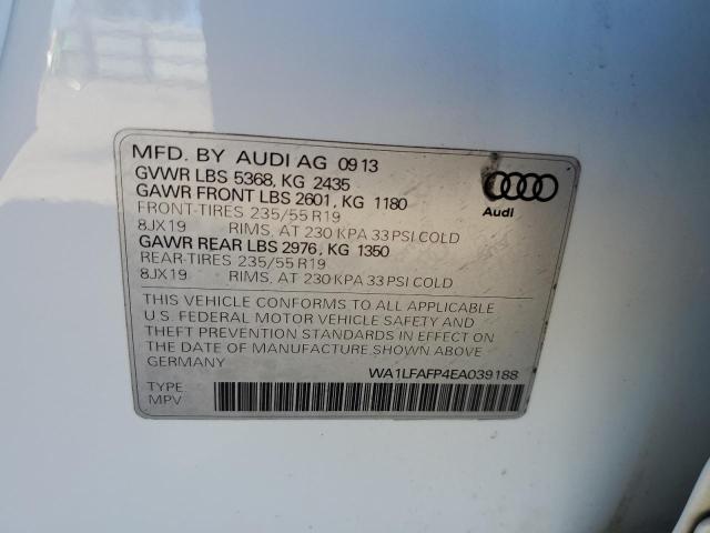 Photo 14 from auction – 2014 AUDI Q5 PREMIUM with VIN WA1LFAFP4EA039188