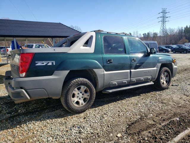 Photo 3 from auction – 2002 CHEVROLET AVALANCHE with VIN 3GNEK13T92G332732