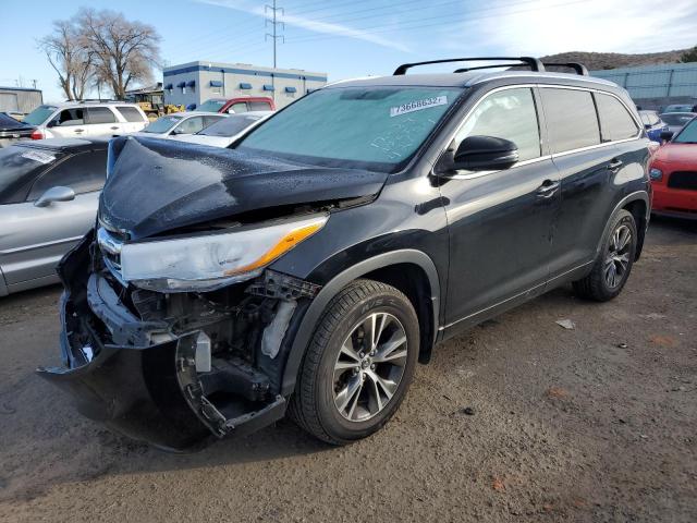 TOYOTA HIGHLANDER 2016 مع رقم تعريف المركبة 5TDJKRFH1GS325926 - صورة من المزاد