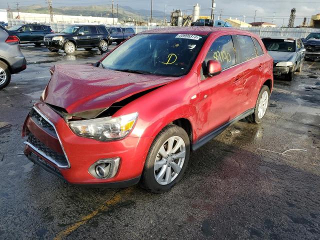 MITSUBISHI OUTLANDER 2015 with VIN 4A4AP4AU1FE054324 - Photo from auction