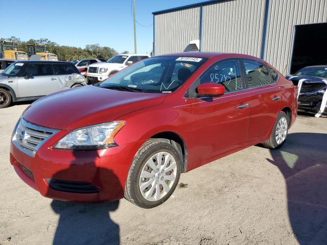 NISSAN SENTRA S 2014 with VIN 3N1AB7AP1EY245103 - Photo from auction