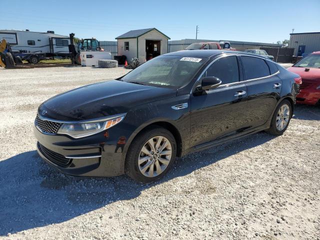 KIA OPTIMA EX 2018 with VIN 5XXGU4L39JG180157 - Photo from auction