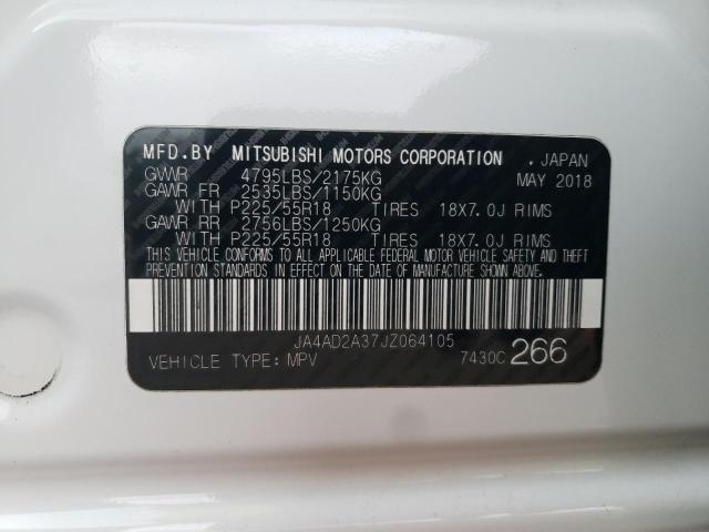 Photo 14 from auction – 2018 MITSUBISHI OUTLANDER with VIN JA4AD2A37JZ064105