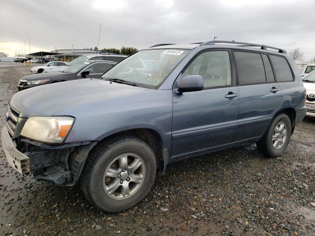 TOYOTA HIGHLANDER 2005 with VIN JTEDP21A150055964 - Photo from auction