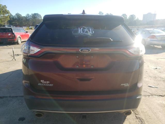 Photo 6 from auction – 2016 FORD EDGE SEL with VIN 2FMPK4J80GBB49016