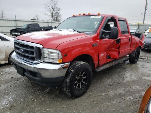 FORD F250 SUPER 2002 with VIN 1FTNW21S62EC87348 - Photo from auction