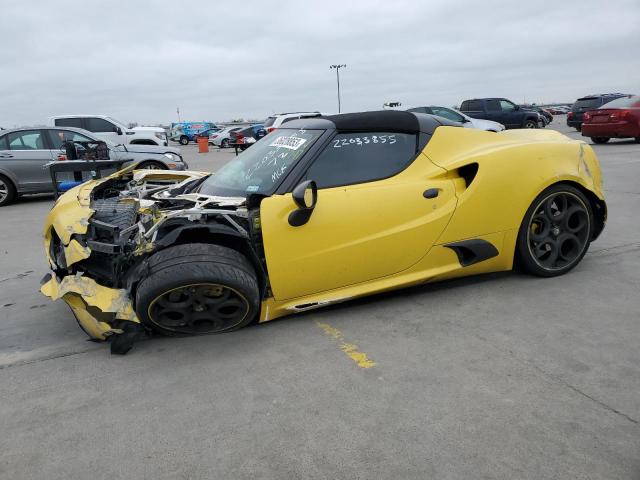 ALFA ROMEO 4C SPIDER 2016 with VIN ZARBAAB48GM179747 - Photo from auction