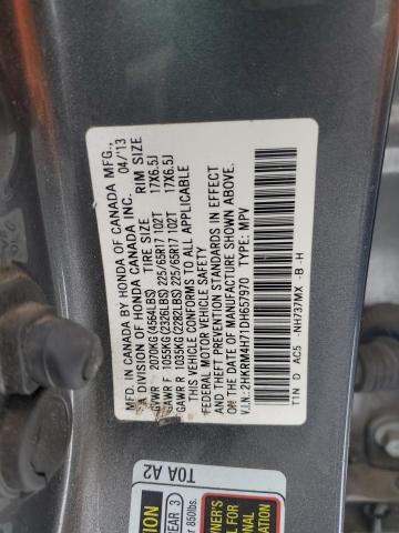 Photo 14 from auction – 2013 HONDA CR-V EXL with VIN 2HKRM4H71DH657970