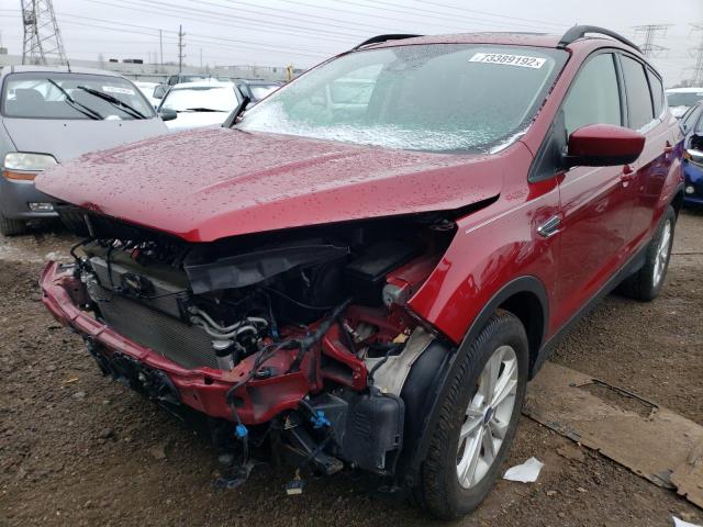 FORD ESCAPE SEL 2018 with VIN 1FMCU0HD7JUD49266 - Photo from auction