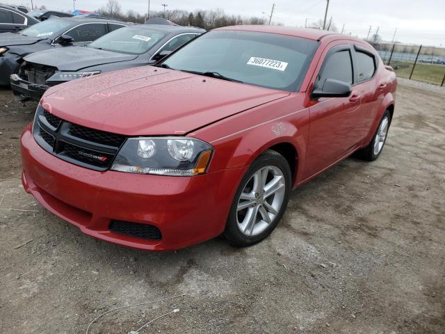 DODGE AVENGER SE 2014 with VIN 1C3CDZAG2EN155567 - Photo from auction
