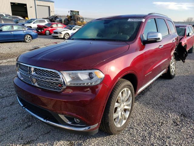DODGE DURANGO CI 2017 with VIN 1C4RDJEG3HC839271 - Photo from auction