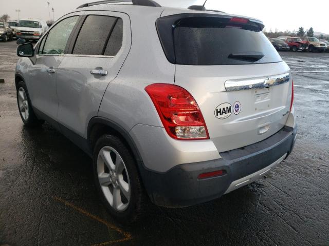 Photo 2 from auction – 2016 CHEVROLET TRAX LTZ with VIN 3GNCJMSB1GL168573
