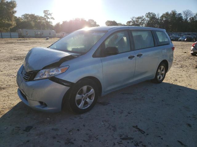 TOYOTA SIENNA 2017 with VIN 5TDZZ3DC3HS885628 - Photo from auction