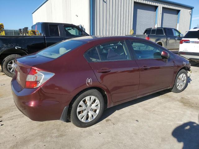 Photo 3 from auction – 2012 HONDA CIVIC LX with VIN 19XFB2F50CE024975