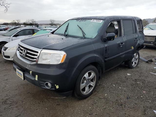 HONDA PILOT EXL 2015 with VIN 5FNYF3H52FB010347 - Photo from auction