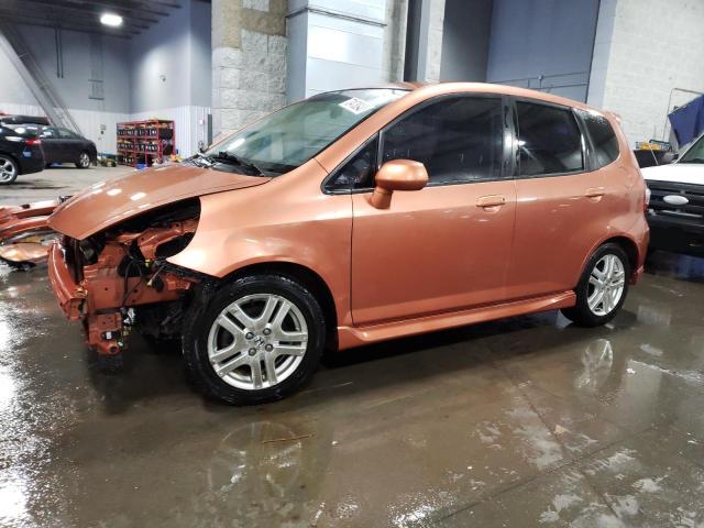 HONDA FIT S 2007 with VIN JHMGD38627S047136 - Photo from auction