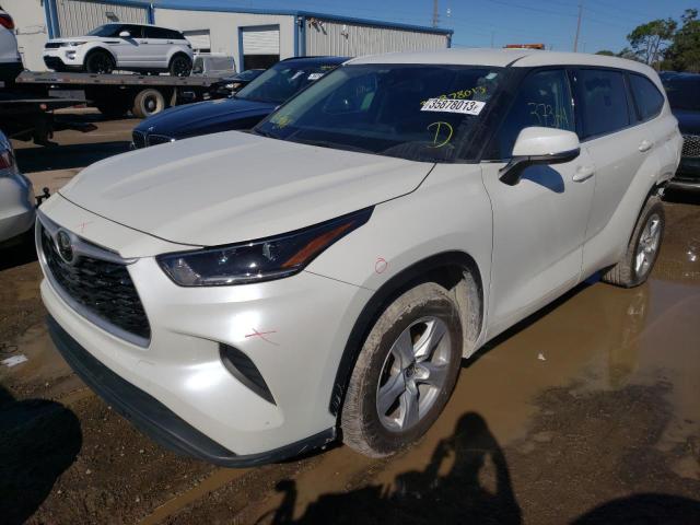 TOYOTA HIGHLANDER 2021 with VIN 5TDCZRAH7MS525880 - Photo from auction