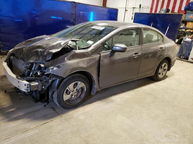 HONDA CIVIC LX 2014 with VIN 19XFB2F55EE224429 - Photo from auction
