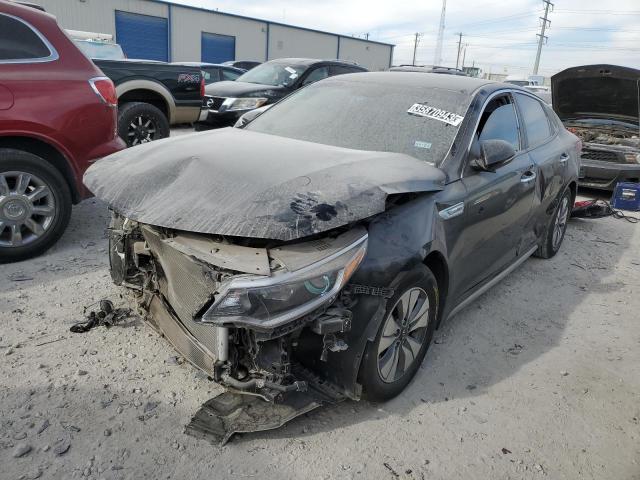 KIA OPTIMA HYB 2017 with VIN KNAGT4LE3H5016547 - Photo from auction