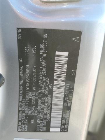 Photo 14 from auction – 2016 TOYOTA SIENNA SE with VIN 5TDXK3DC6GS706895
