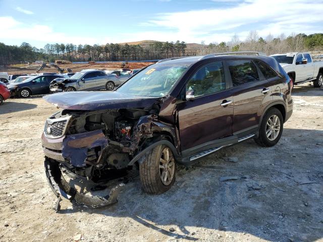 KIA SORENTO LX 2015 with VIN 5XYKT4A66FG583316 - Photo from auction