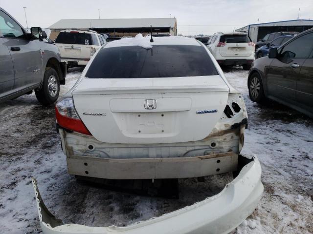 Photo 6 from auction – 2012 HONDA CIVIC HYBR with VIN JHMFB4F32CS008637