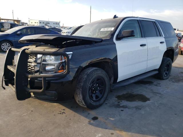 CHEVROLET TAHOE POLI 2019 with VIN 1GNLCDEC6KR218464 - Photo from auction
