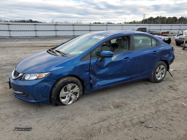 HONDA CIVIC LX 2015 with VIN 19XFB2F51FE206141 - Photo from auction
