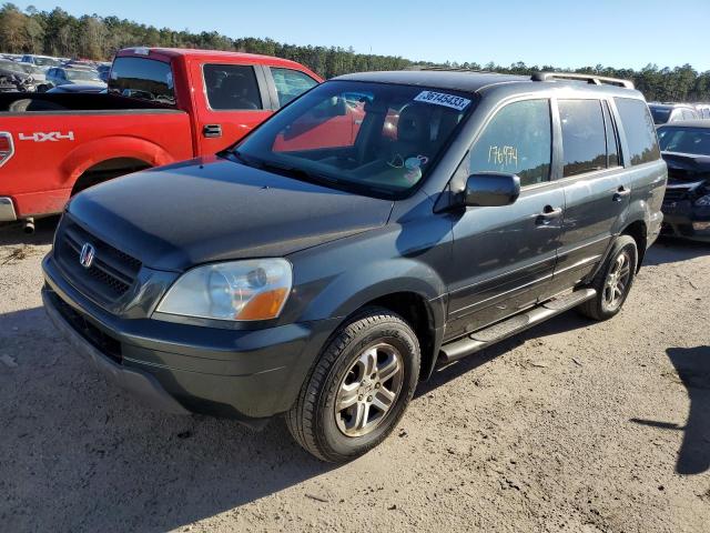HONDA PILOT EX 2003 with VIN 2HKYF18493H563974 - Photo from auction