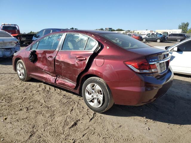 Photo 2 from auction – 2014 HONDA CIVIC LX with VIN 2HGFB2F58EH541904