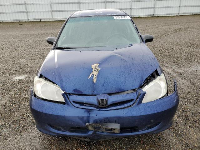 Photo 5 from auction – 2004 HONDA CIVIC LX with VIN 2HGES16554H584181