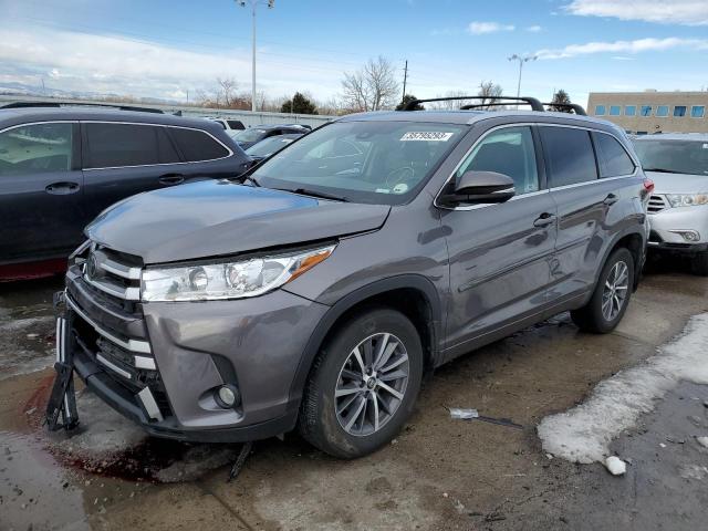 TOYOTA HIGHLANDER 2018 with VIN 5TDJZRFH0JS542953 - Photo from auction