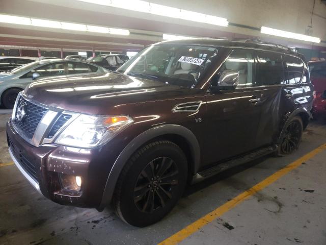 NISSAN ARMADA SV 2018 with VIN JN8AY2NC5J9557791 - Photo from auction