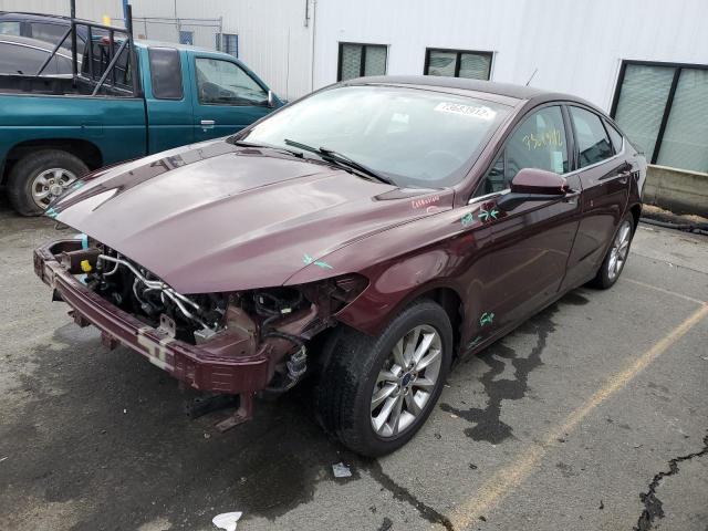 Photo 1 from auction – 2017 FORD FUSION SE with VIN 3FA6P0HD2HR142235
