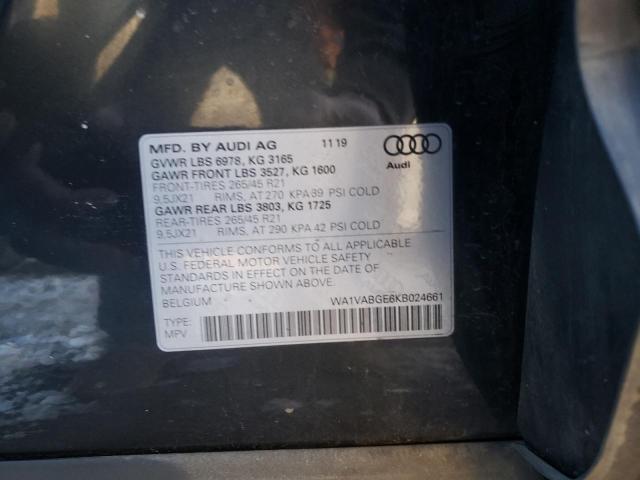 Photo 14 from auction – 2019 AUDI E-TRON PRE with VIN WA1VABGE6KB024661