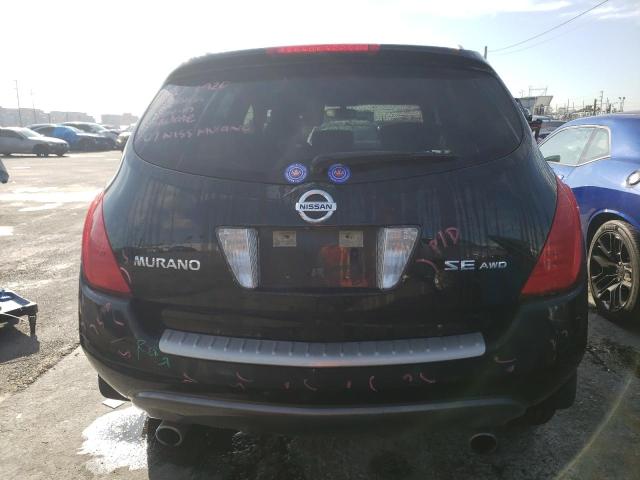 Photo 6 from auction – 2007 NISSAN MURANO SL with VIN JN8AZ08WX7W628565
