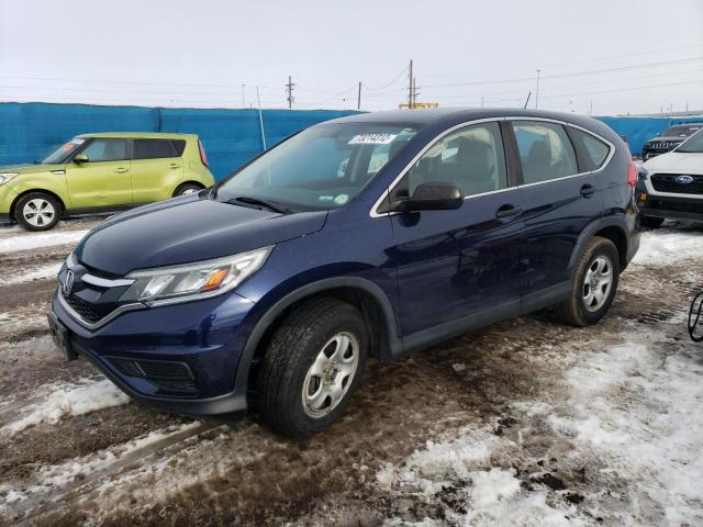 HONDA CR-V LX 2015 with VIN 5J6RM4H30FL113451 - Photo from auction