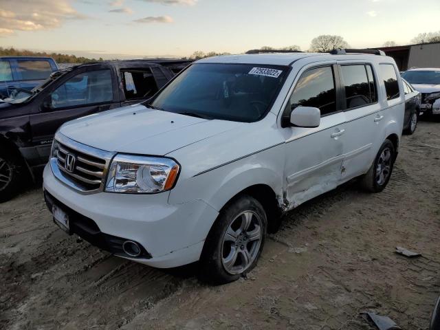 HONDA PILOT EXLN 2012 with VIN 5FNYF4H73CB064971 - Photo from auction
