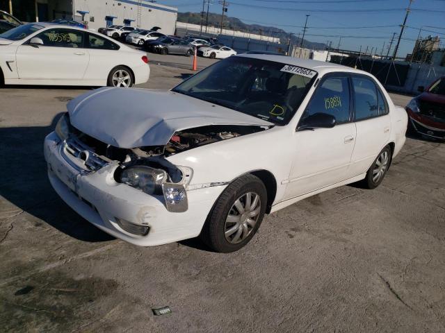 TOYOTA COROLLA CE 2002 with VIN 1NXBR12E02Z588440 - Photo from auction