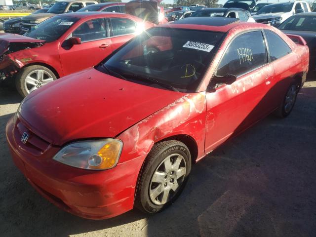 HONDA CIVIC SI 2001 with VIN 1HGEM22971L053006 - Photo from auction