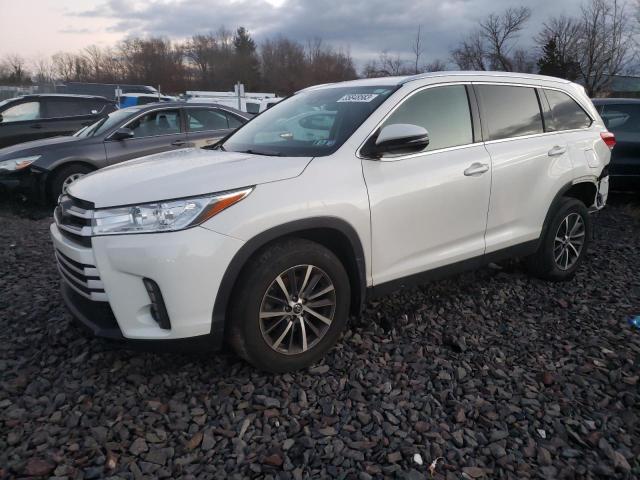 TOYOTA HIGHLANDER 2019 with VIN 5TDJZRFH6KS594492 - Photo from auction